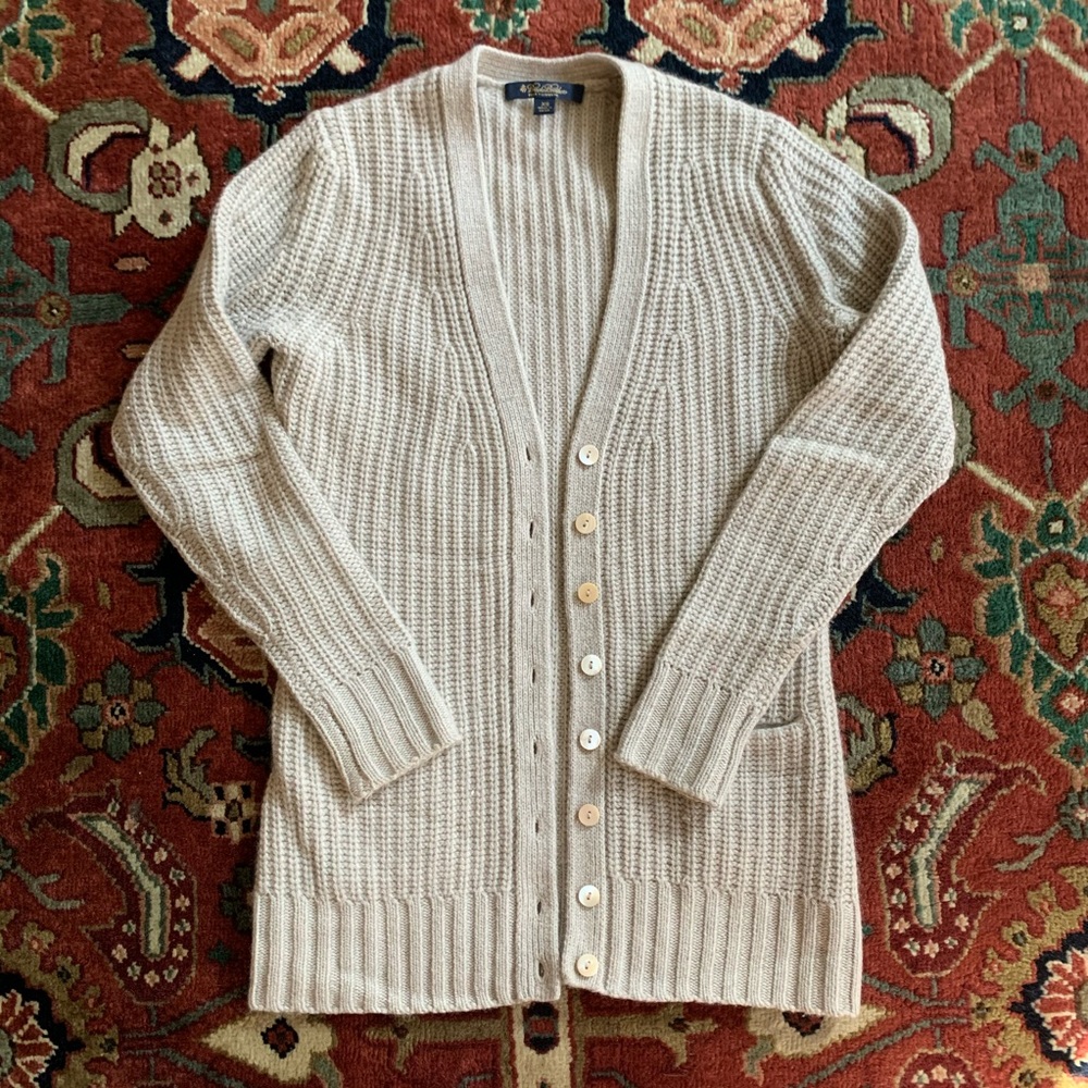 Brooks Brothers Cashmere Long Cardigan
